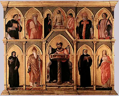 San Luca Altarpiece Andrea Mantegna